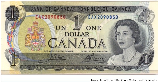 BC-46bA $1 Replacement (Crow Bouey) Banknote