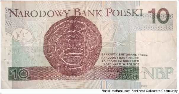 Banknote from Poland year 2016