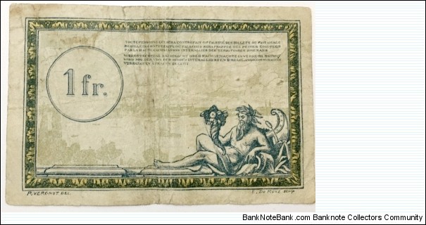 Banknote from France year 1923