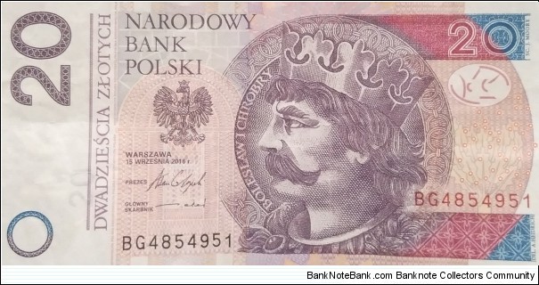 Poland 20 Złotych
BG 4854951 Banknote