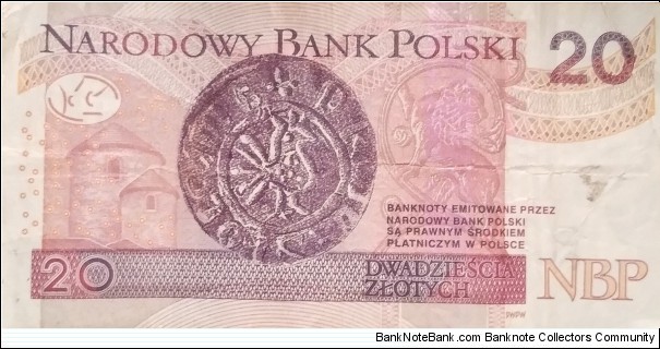 Banknote from Poland year 2016