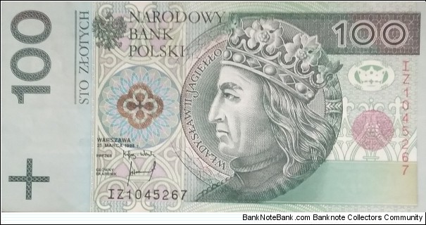 Poland 100 Złotych
IZ 1045267 Banknote