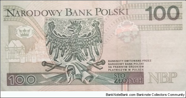 Banknote from Poland year 1994