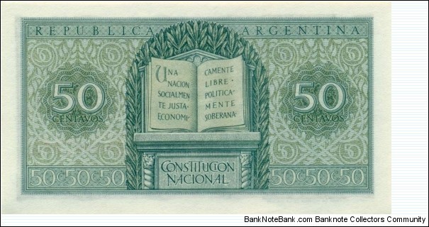 Banknote from Argentina year 1950