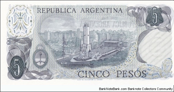 Banknote from Argentina year 1974