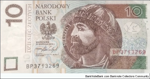 Poland 10 Złotych
BP 3713269 Banknote