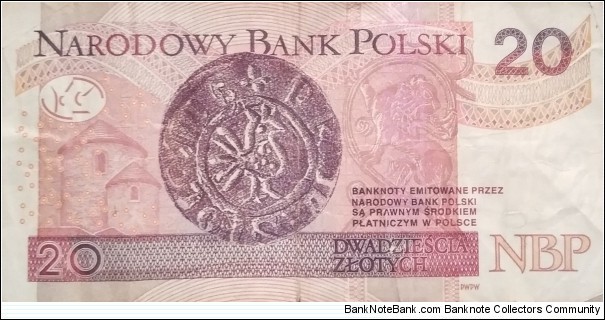 Banknote from Poland year 2016