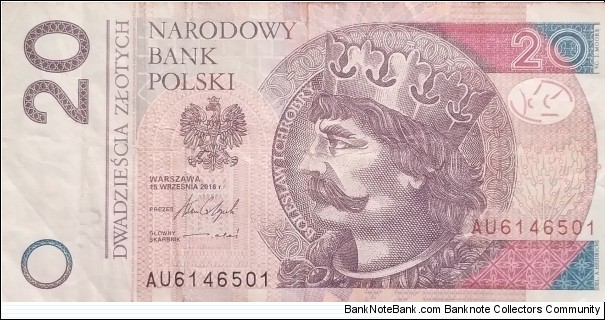 Poland 20 Złotych
AU 6146501 Banknote