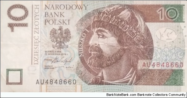 Poland 10 Złotych
AU 4848660 Banknote