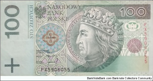 Poland 100 Złotych
FX 5906055 Banknote