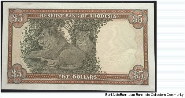 Banknote from Rhodesia year 1979