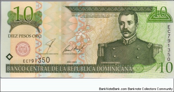 P-168a 10 Pesos Banknote