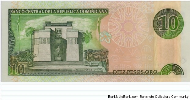 Banknote from Dominican Republic year 2001