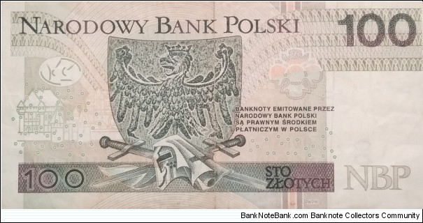 Banknote from Poland year 2012