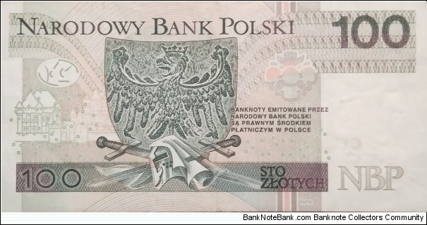 Banknote from Poland year 2012