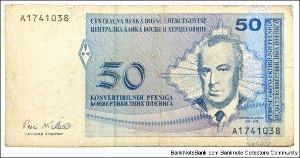 50 Convertible Pfeniga Banknote