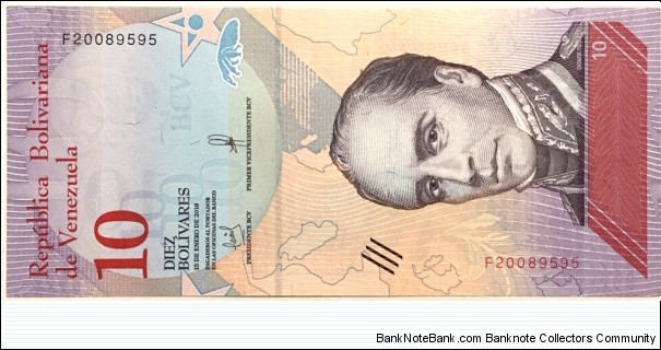 10 Bolivares Banknote