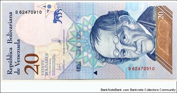 20 Bolivares Banknote