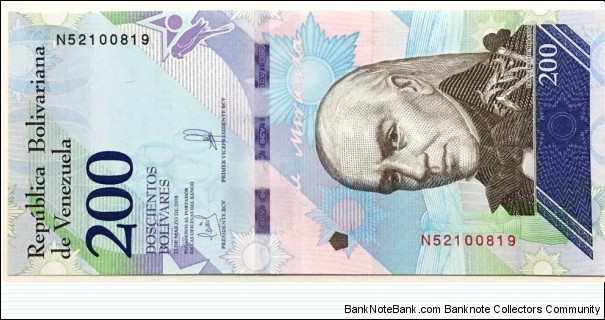 200 Bolivares Banknote