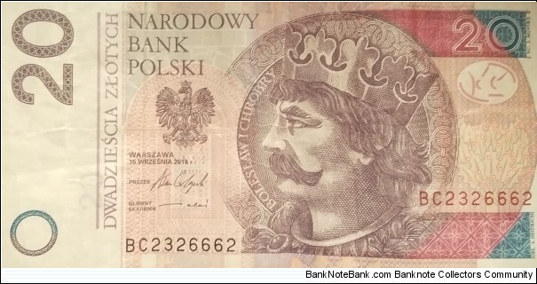 Poland 20 Złotych
BC 2326662 Banknote