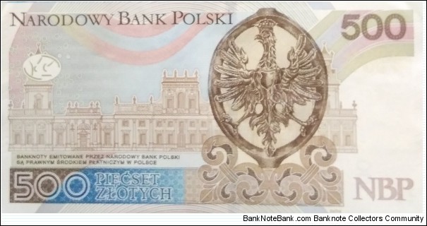 Banknote from Poland year 2016