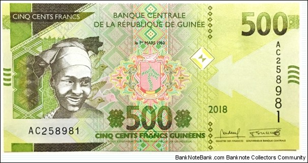 500 Francs Banknote