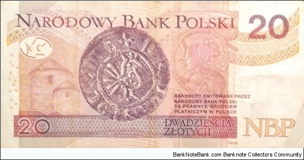 Banknote from Poland year 2016