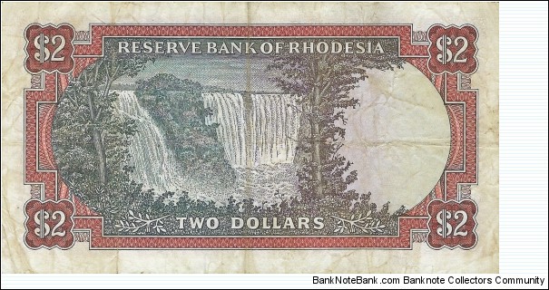 Banknote from Rhodesia year 1972