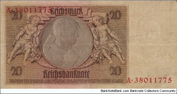 Banknote from Germany year 1929