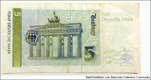 Banknote from Germany year 1991