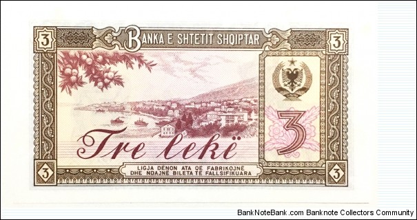 Banknote from Albania year 1976