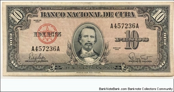 10 Pesos(1960) Banknote