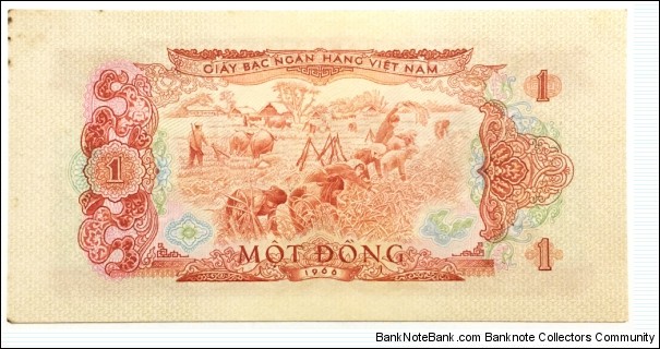 Banknote from Vietnam year 1966