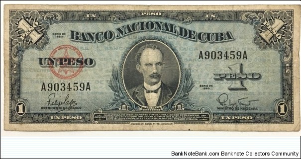 1 Peso(1960) Banknote