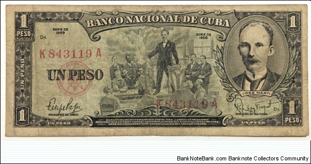 1 Peso(1959) Banknote