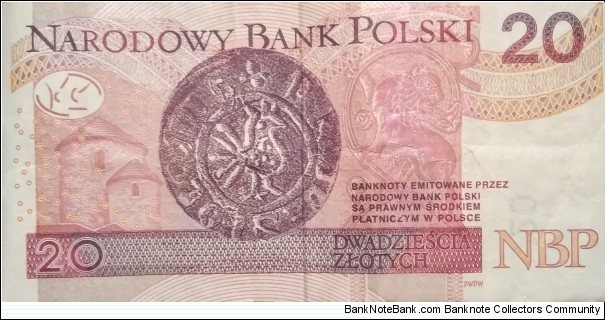 Banknote from Poland year 2016