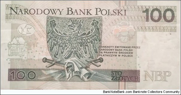 Banknote from Poland year 2012