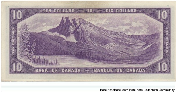Banknote from Canada year 1954