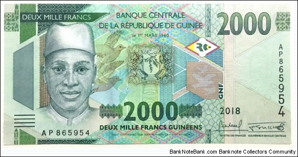 2000 Francs Banknote