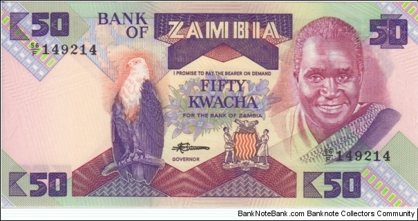 P-28a 50 Kwacha Banknote