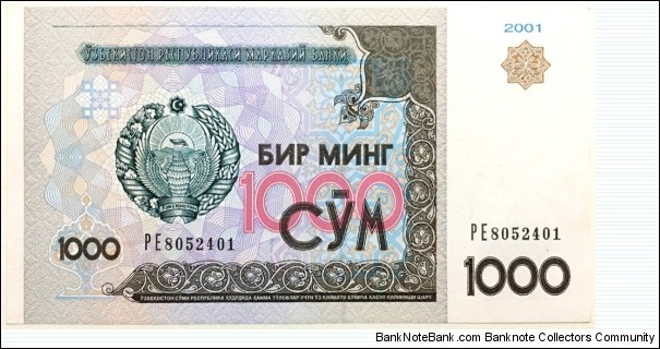 1000 Som Banknote