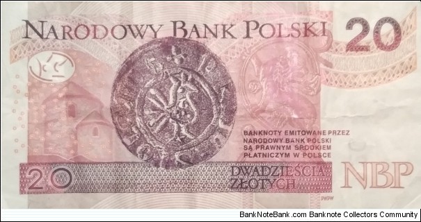 Banknote from Poland year 2016