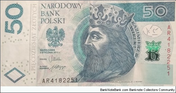 Poland 50 Złotych
AR 4182251 Banknote