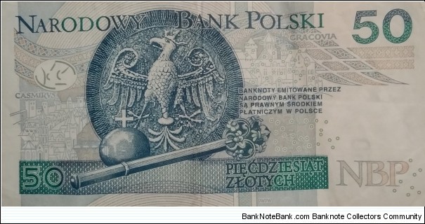 Banknote from Poland year 2012