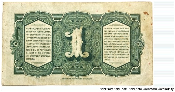 Banknote from Indonesia year 1943