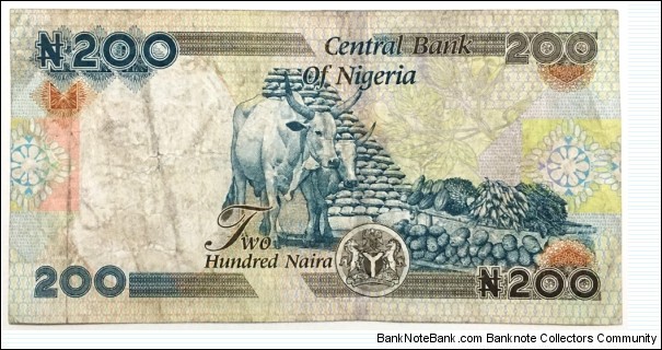 Banknote from Nigeria year 2014