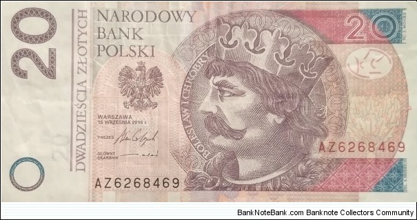 Poland 20 Złotych
AZ 6268469 Banknote