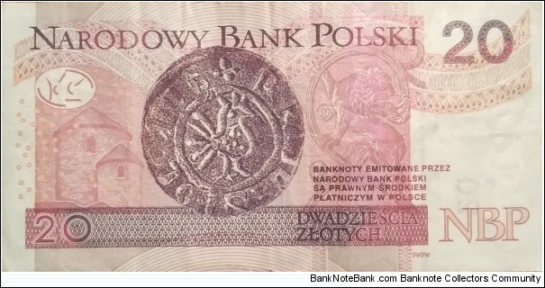 Banknote from Poland year 2016