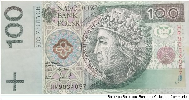 Poland 100 Złotych
HR 9034057 Banknote