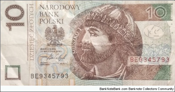 Poland 10 Złotych
BE 9345793 Banknote